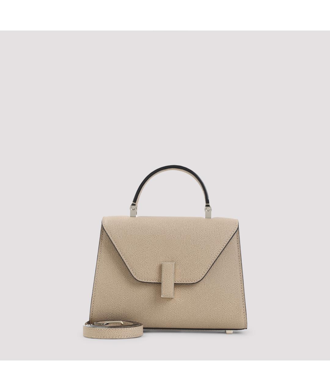 VALEXTRA Бежевая кожаная сумка тоут, фото 2