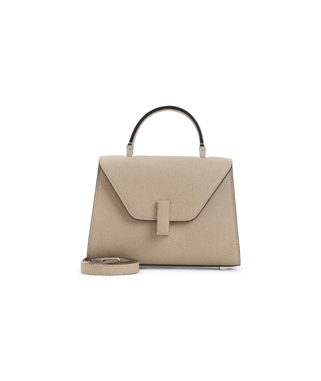 VALEXTRA Бежевая кожаная сумка тоут, фото 1