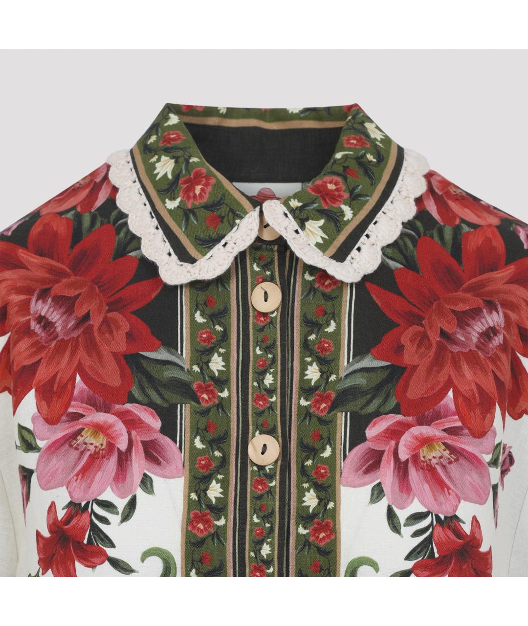 FARM RIO Мульти льняная рубашка, фото 5