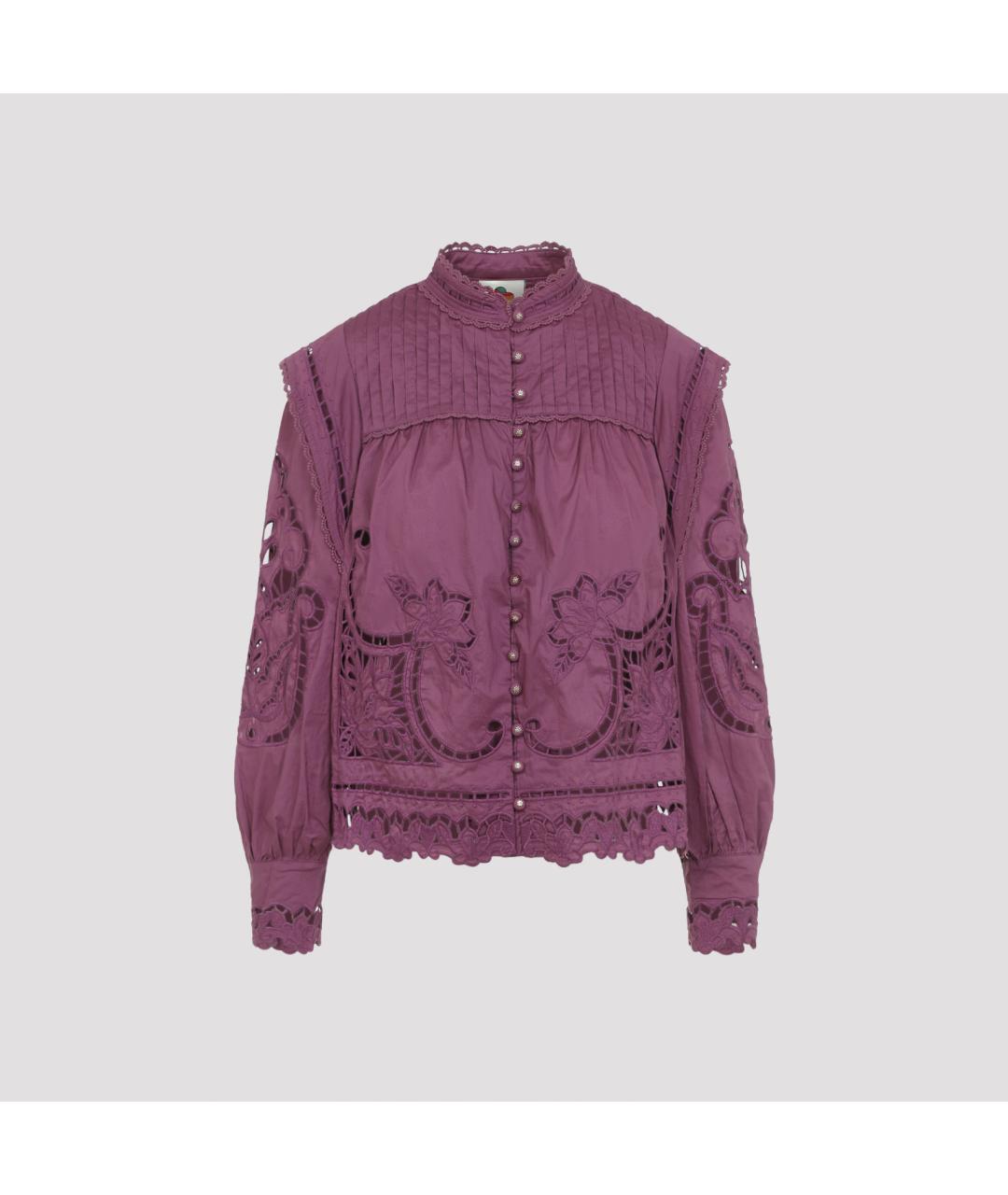 FARM RIO Розовая хлопковая блузы, фото 3