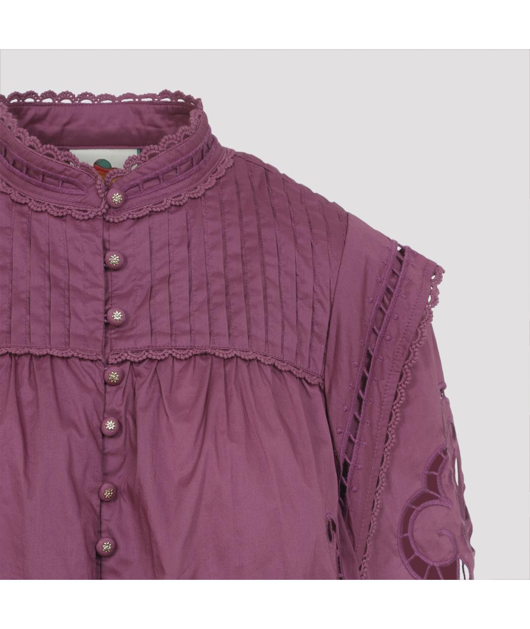 FARM RIO Розовая хлопковая блузы, фото 6