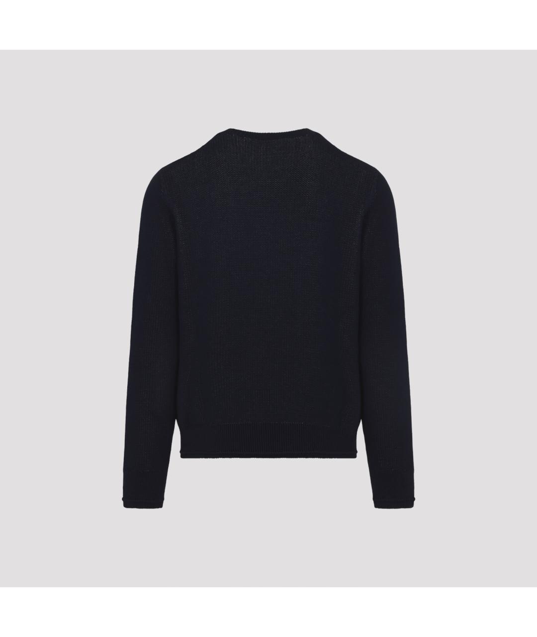 GIVENCHY Темно-синий хлопковый джемпер / свитер, фото 2