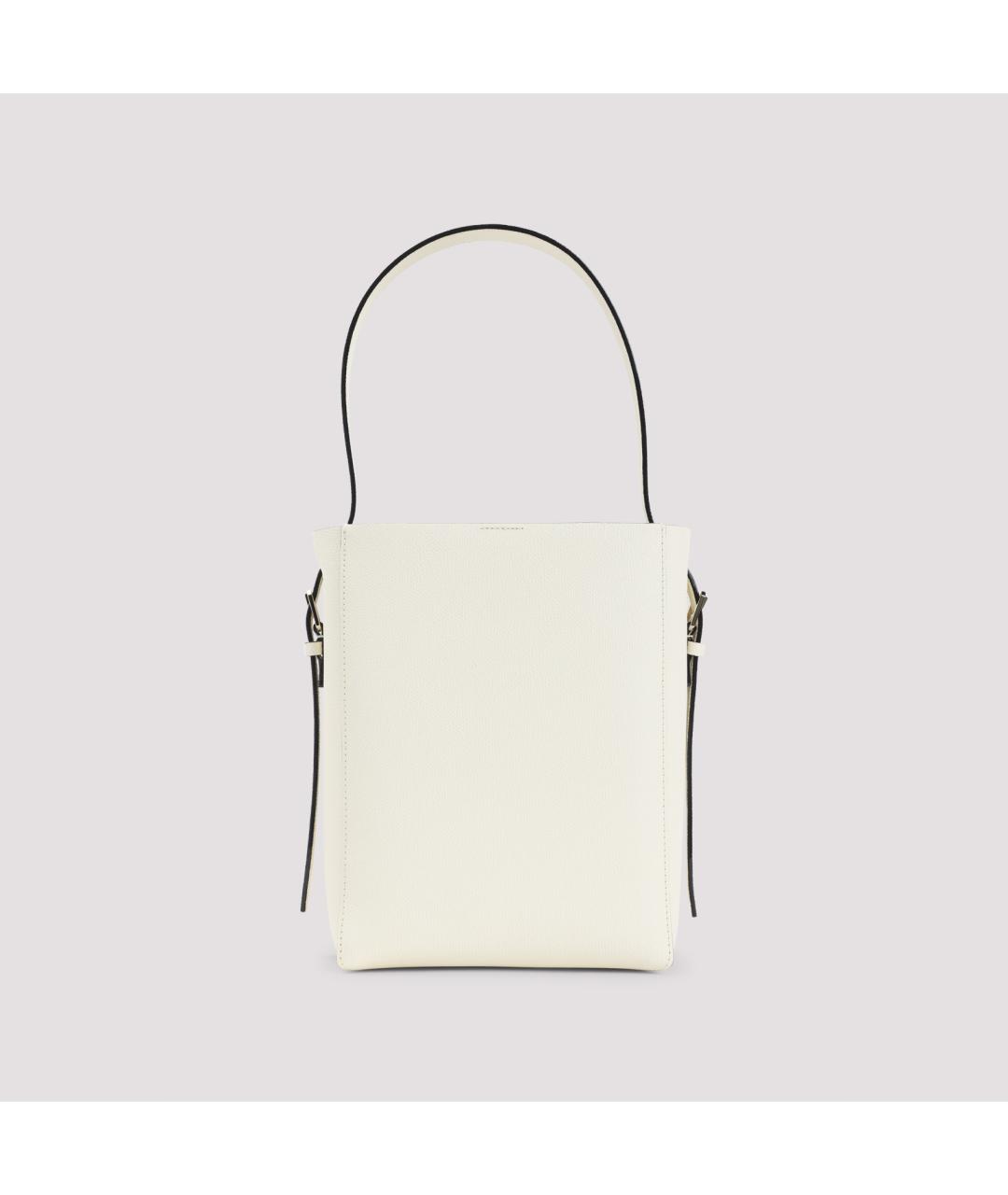 VALEXTRA Белая кожаная сумка через плечо, фото 4