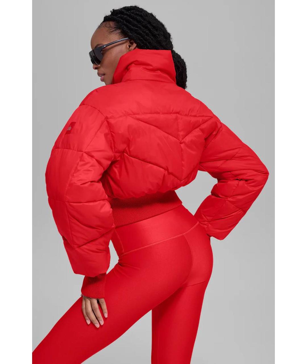 ALO YOGA Красная куртка, фото 3