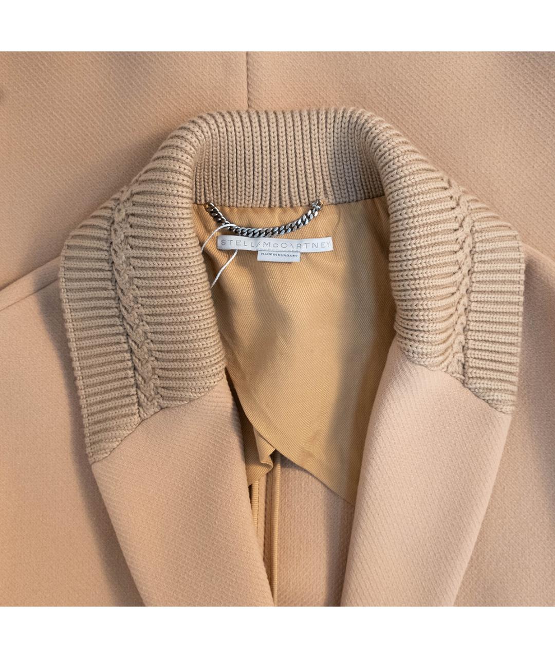 STELLA MCCARTNEY Бежевое шерстяное пальто, фото 3
