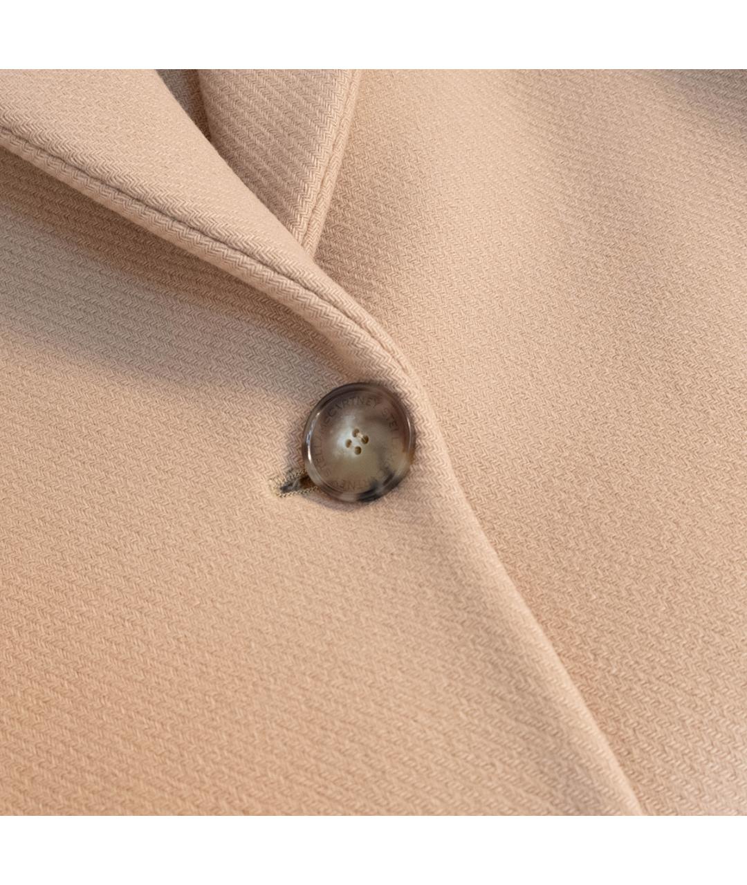STELLA MCCARTNEY Бежевое шерстяное пальто, фото 4