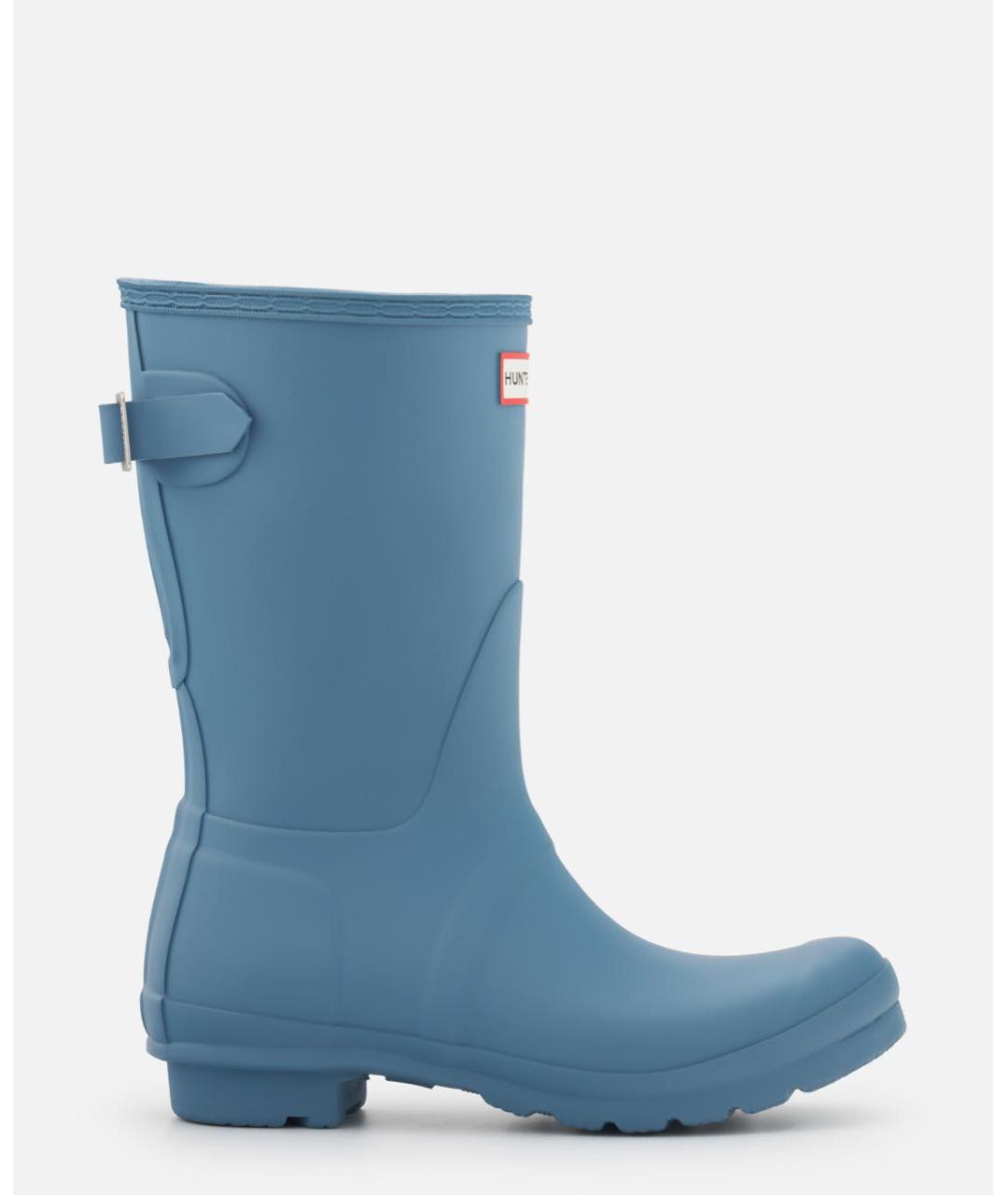HUNTER Голубые резиновые сапоги, фото 5