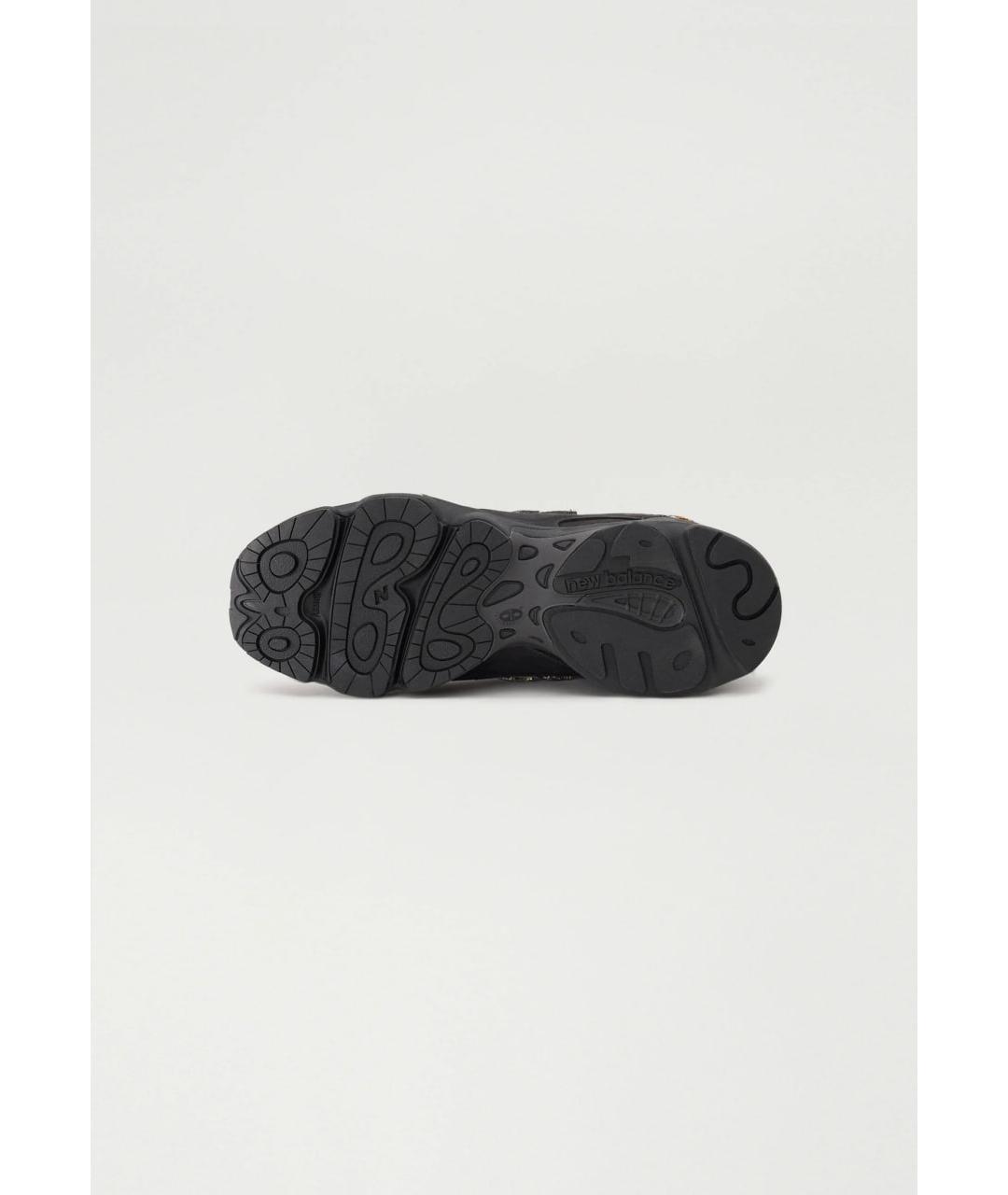 NEW BALANCE Антрацитовые замшевые высокие кроссовки / кеды, фото 5