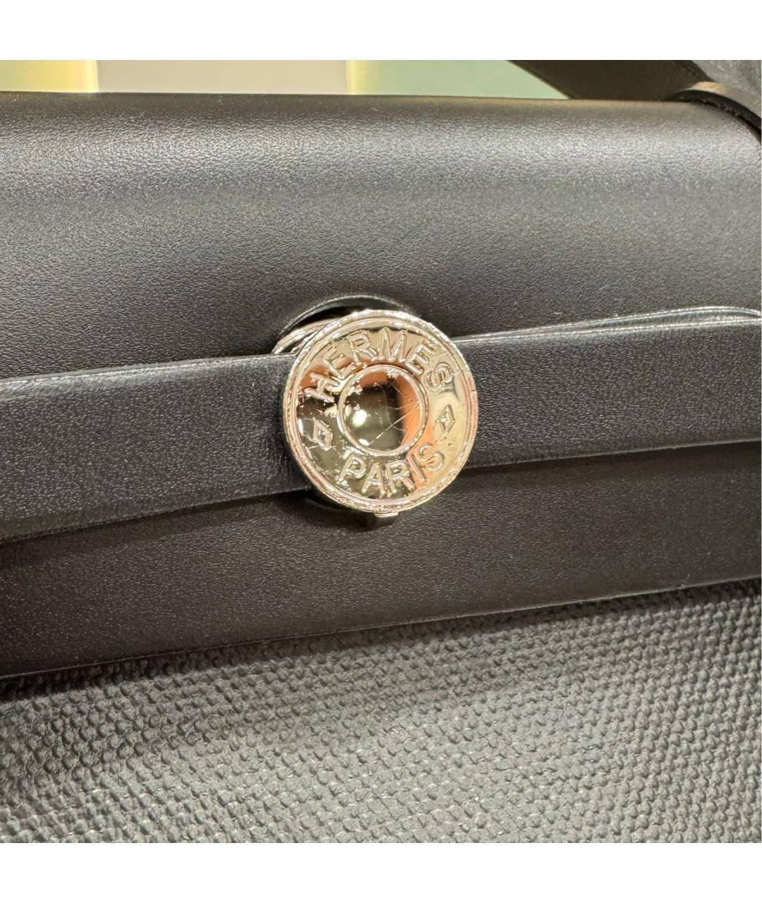 HERMES Черная сумка через плечо, фото 4