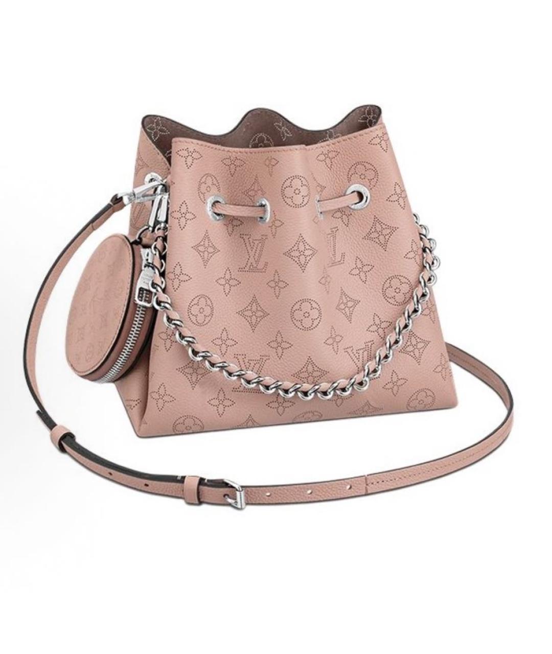 LOUIS VUITTON Розовая кожаная сумка через плечо, фото 5