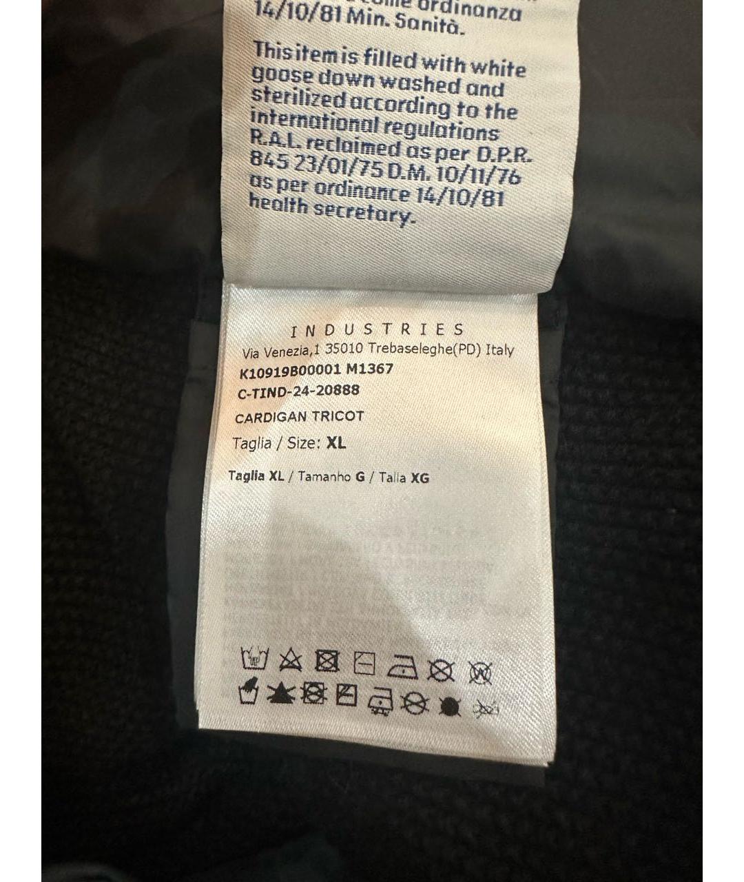 MONCLER Черная хлопко-эластановая куртка, фото 6