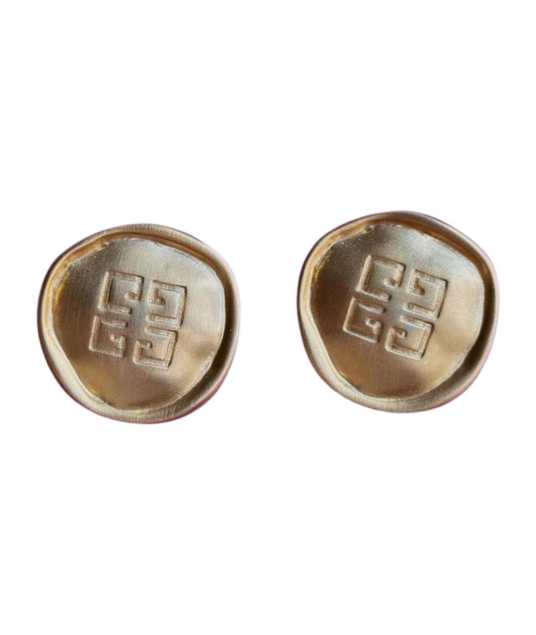 GIVENCHY Золотые металлические клипсы, фото 1