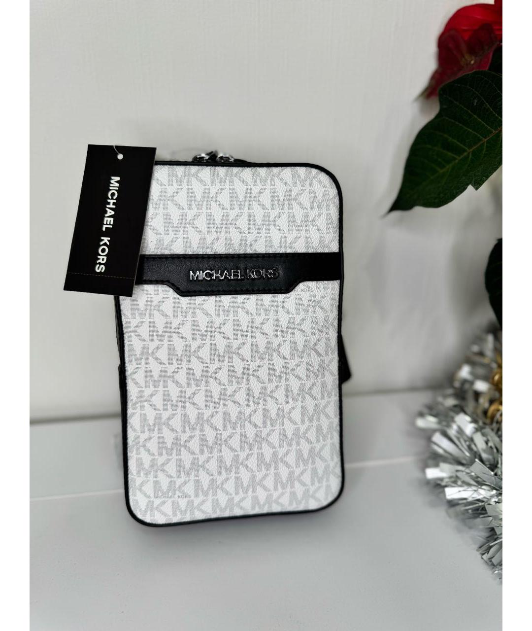 MICHAEL KORS Белая барсетка, фото 5