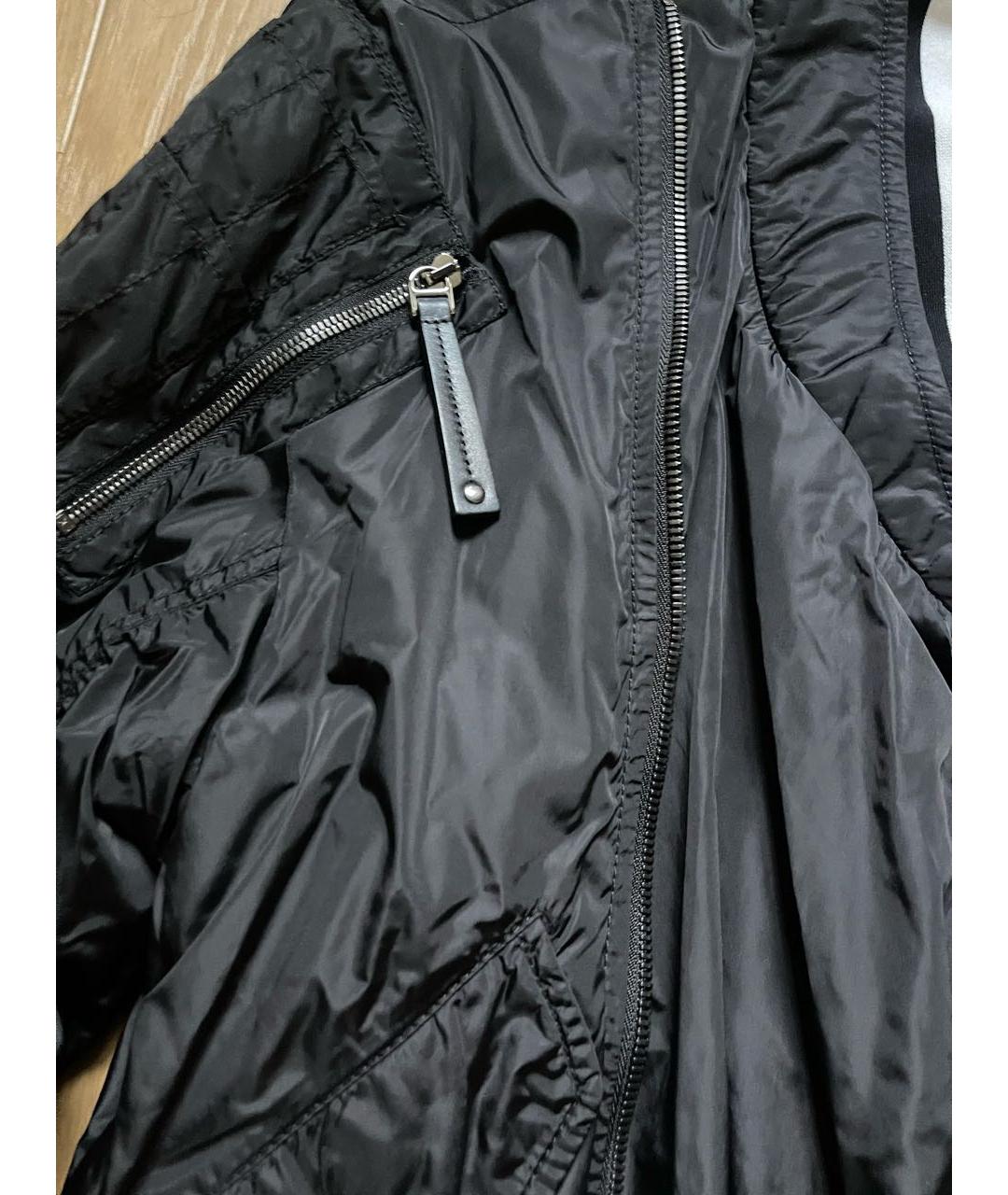 DOLCE&GABBANA Черная полиамидовая куртка, фото 2