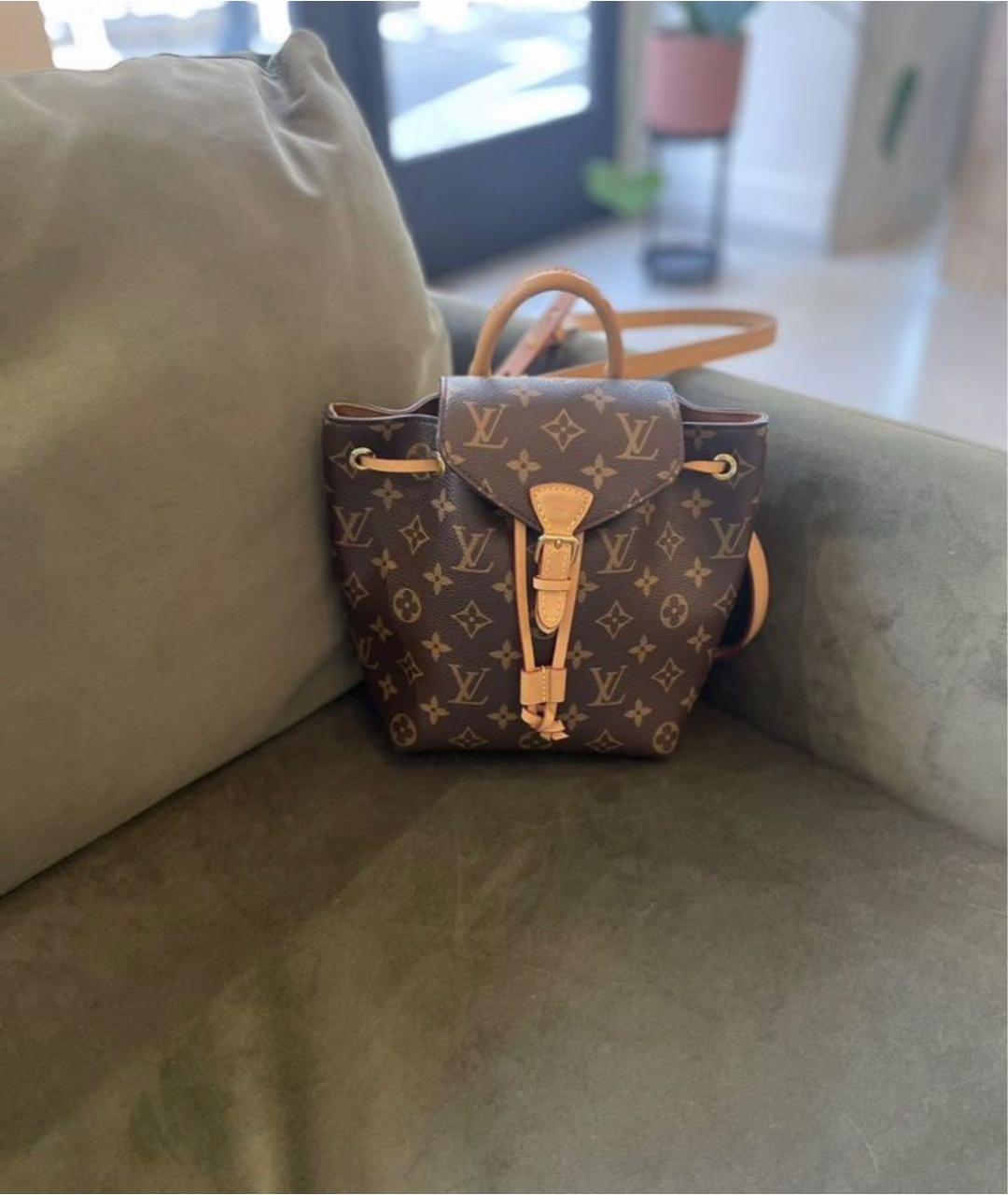 LOUIS VUITTON Коричневый рюкзак, фото 6