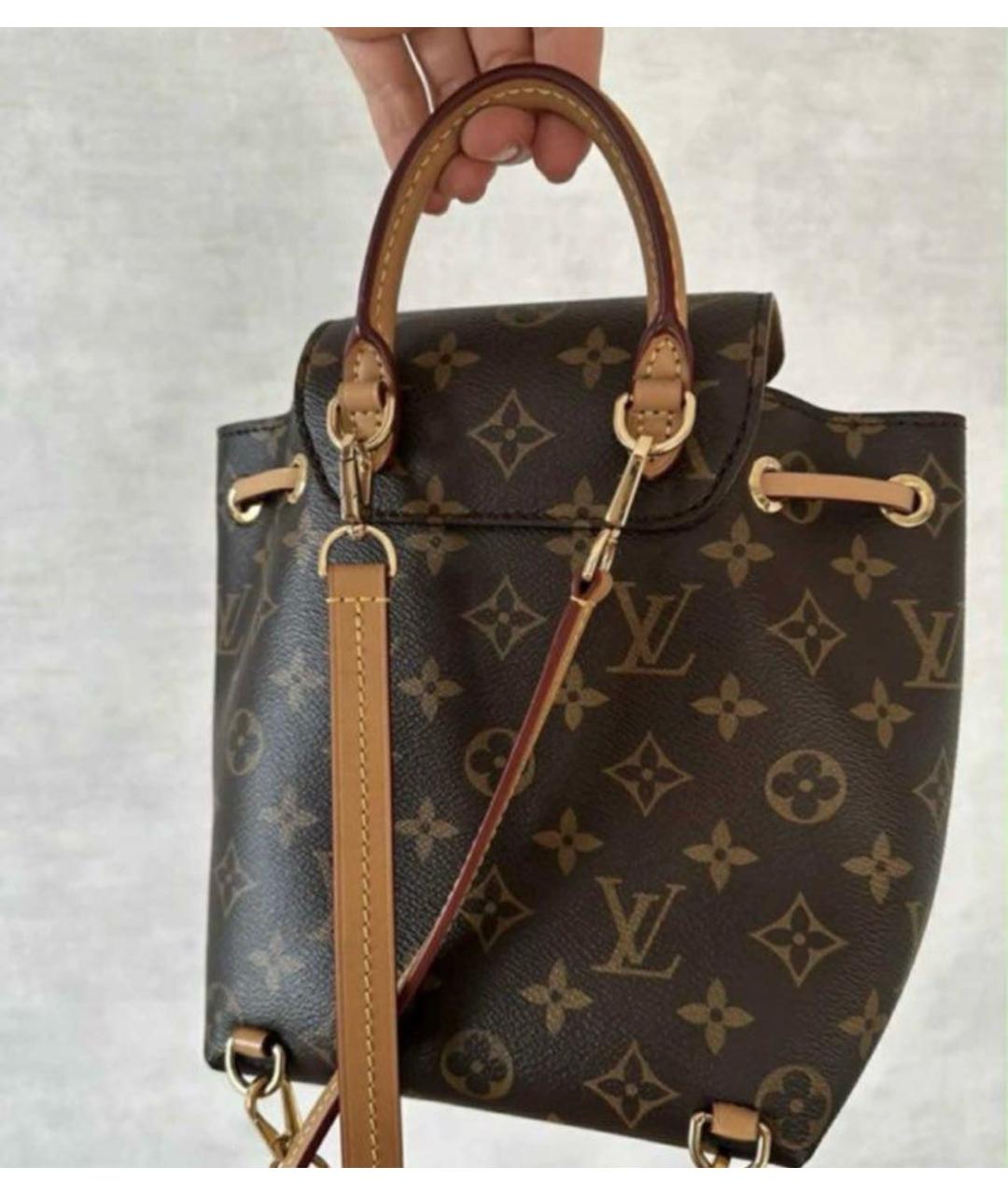 LOUIS VUITTON Коричневый рюкзак, фото 4