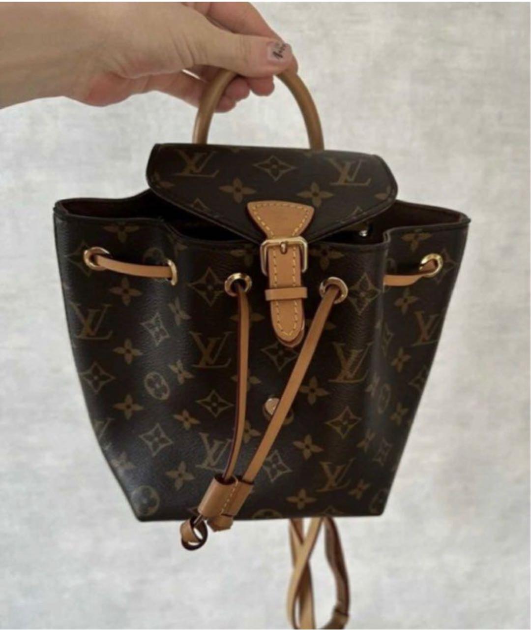 LOUIS VUITTON Коричневый рюкзак, фото 8