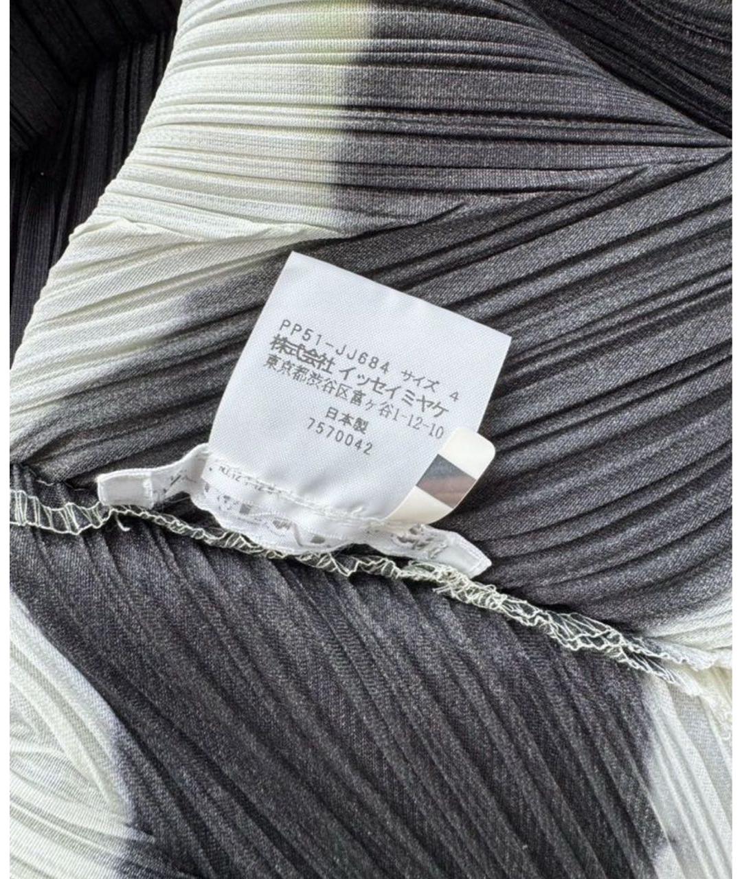 ISSEY MIYAKE Мульти полиамидовая блузы, фото 4