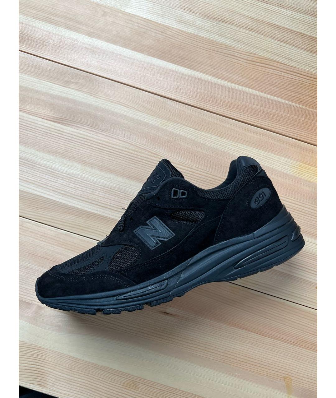 NEW BALANCE Черные текстильные низкие кроссовки / кеды, фото 5