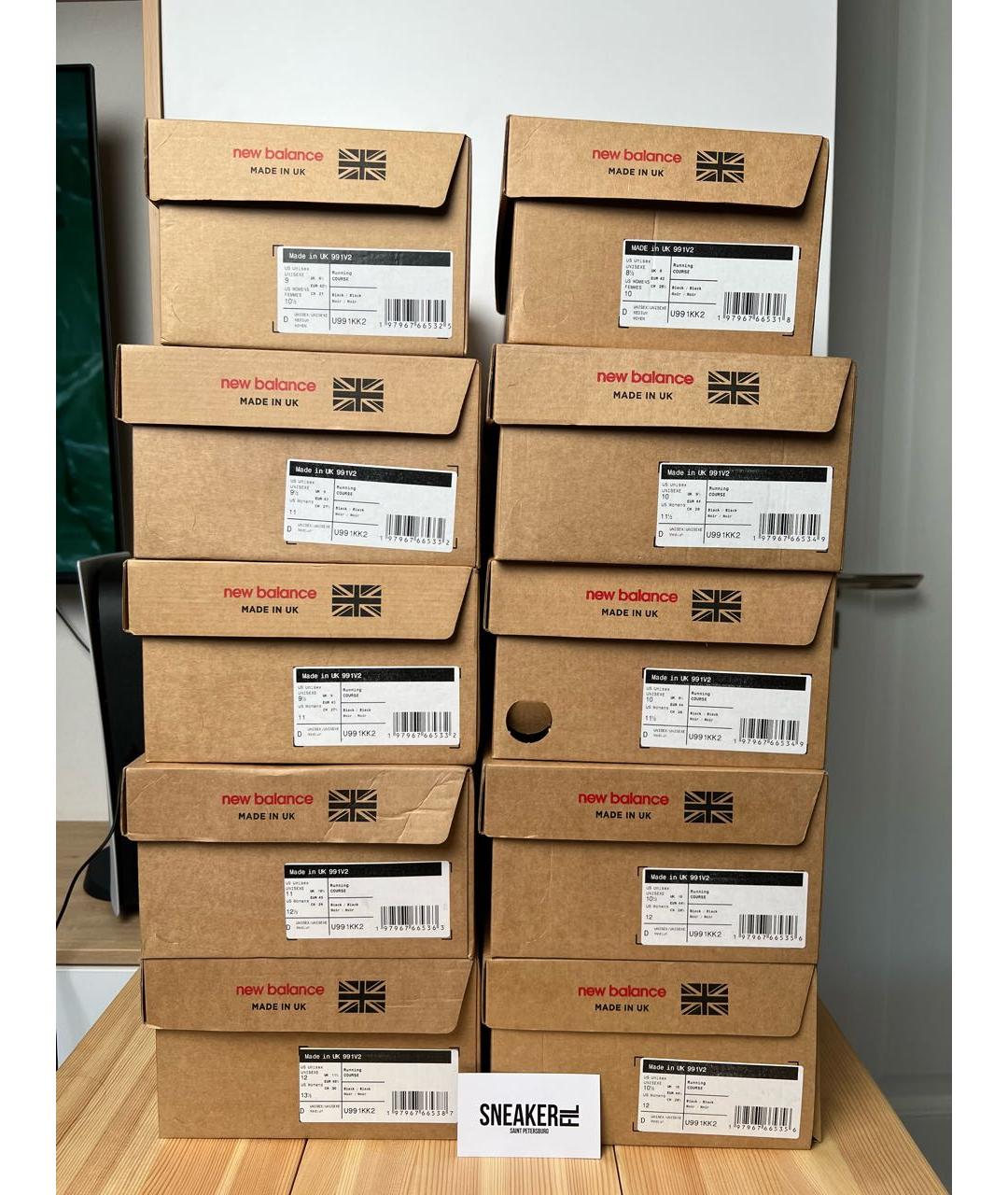 NEW BALANCE Черные текстильные низкие кроссовки / кеды, фото 4