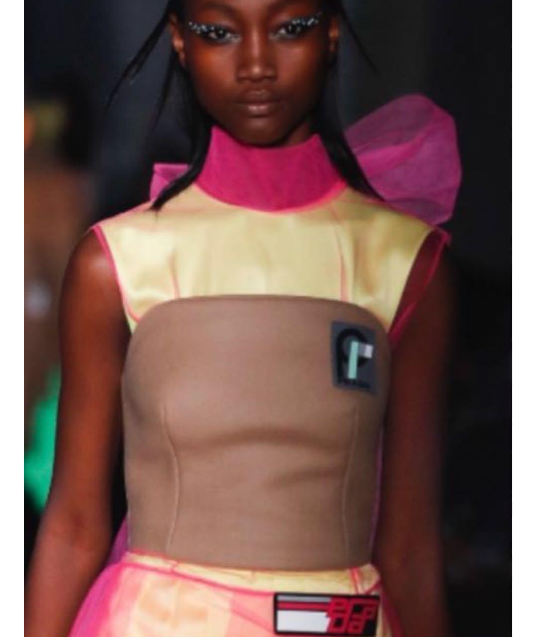 PRADA Бежевый шерстяной корсет, фото 5