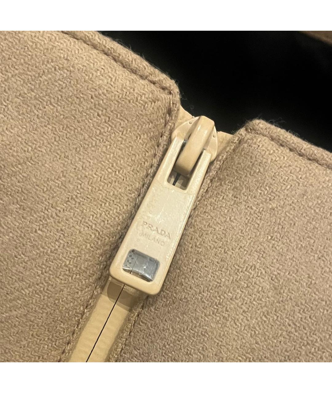 PRADA Бежевый шерстяной корсет, фото 4