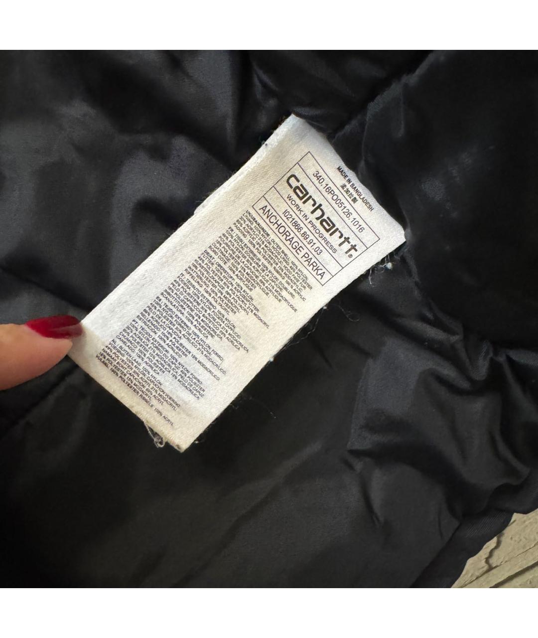 CARHARTT Черная полиэстеровая парка, фото 8
