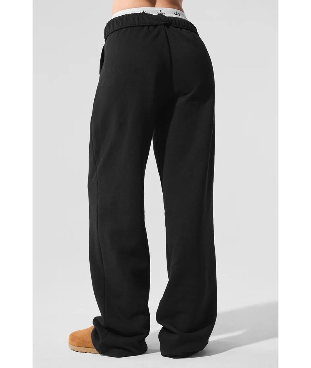 ALO YOGA Черные брюки широкие, фото 3