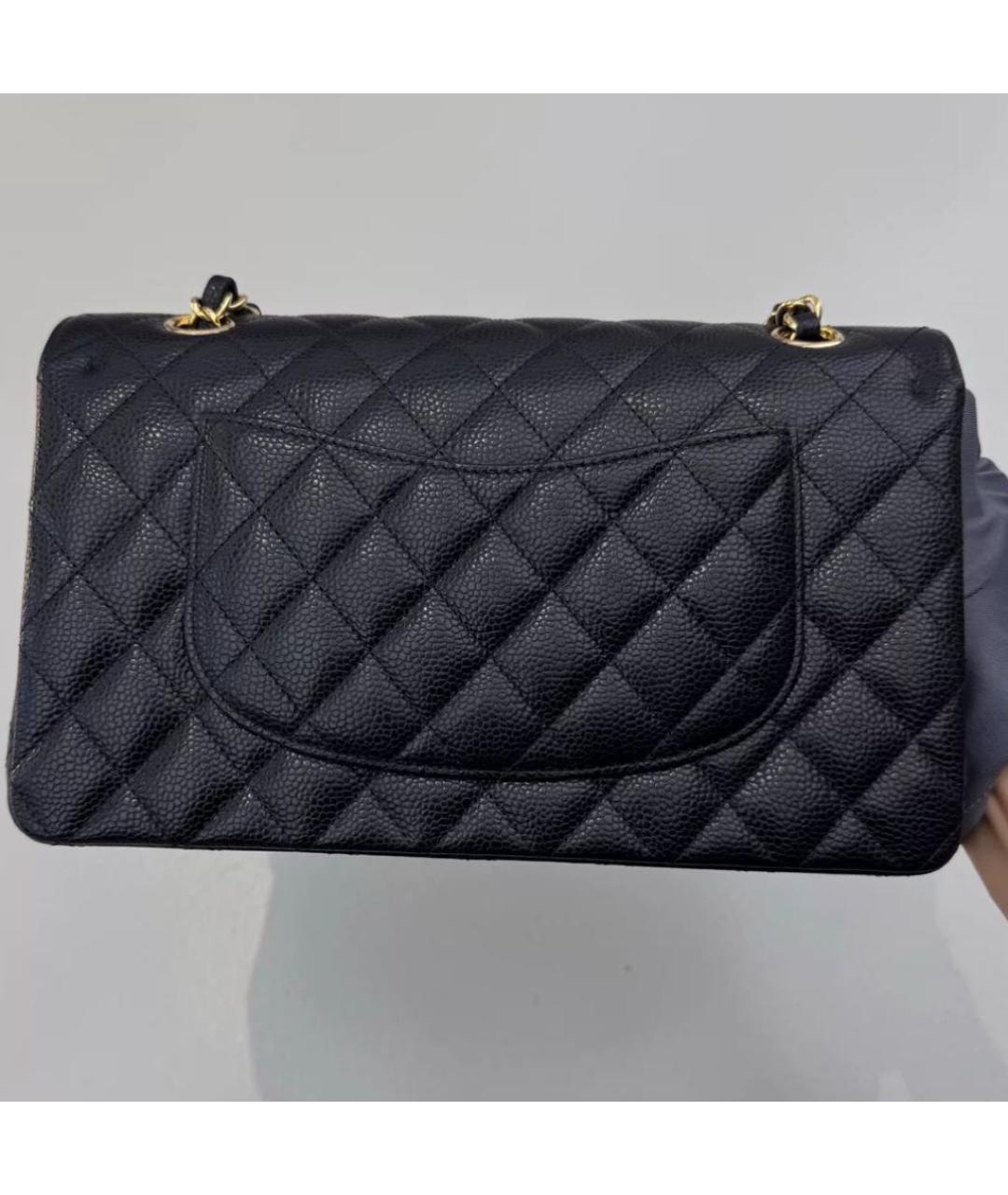 CHANEL Черная кожаная сумка через плечо, фото 5