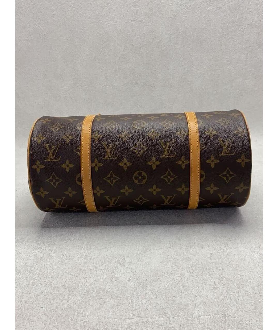 LOUIS VUITTON Коричневая сумка с короткими ручками, фото 4