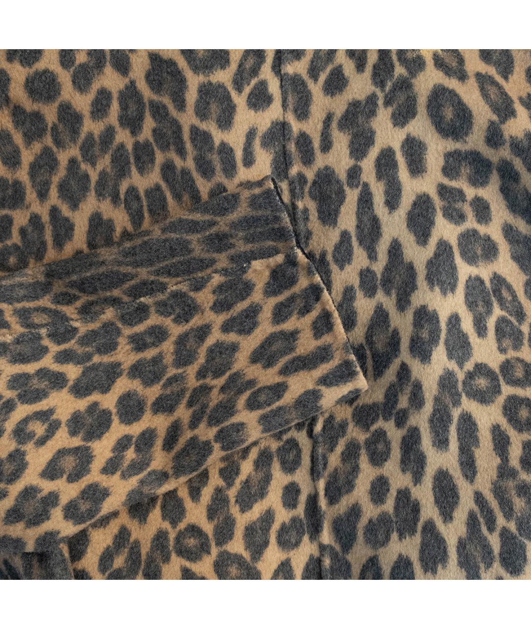 LIU JO Коричневое полиэстеровое пальто, фото 5