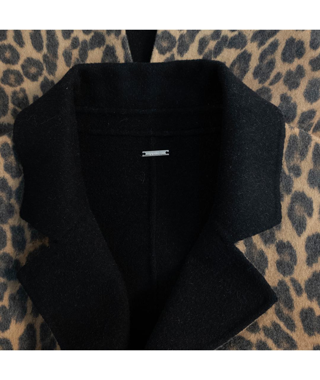 LIU JO Коричневое полиэстеровое пальто, фото 3