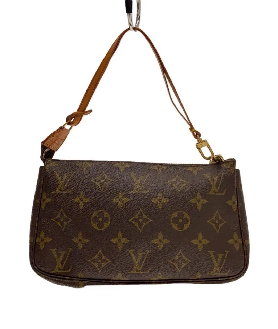 LOUIS VUITTON Коричневая сумка с короткими ручками, фото 9