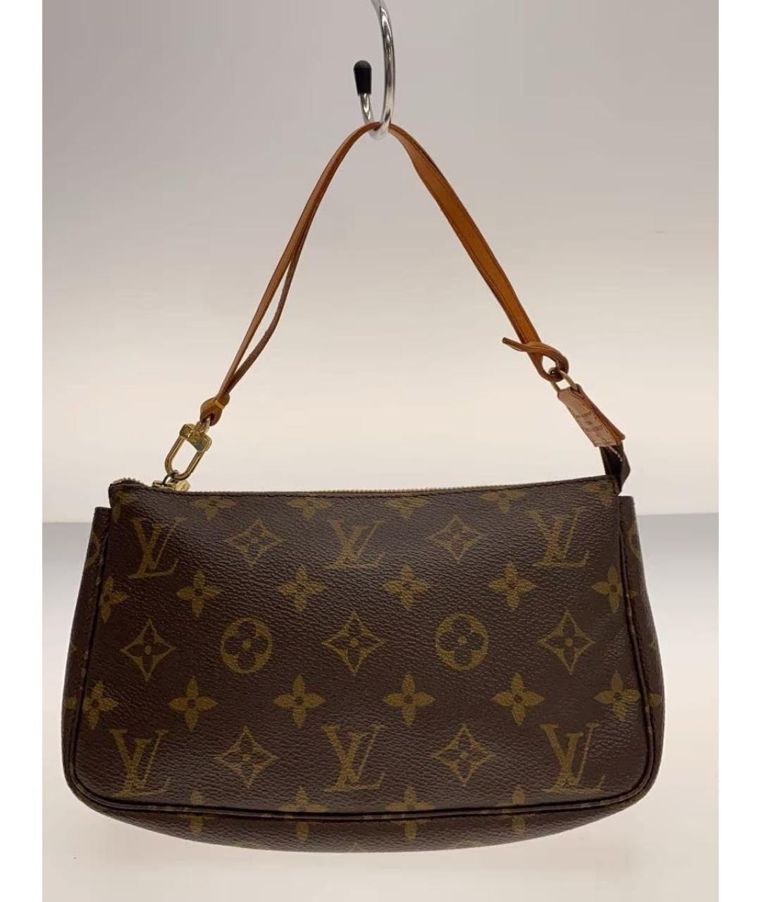 LOUIS VUITTON Коричневая сумка с короткими ручками, фото 3