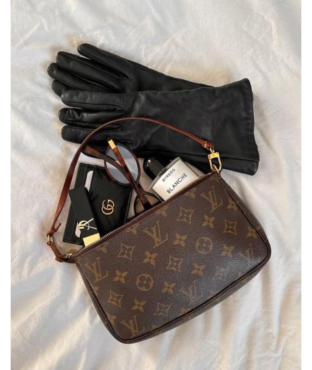 LOUIS VUITTON Коричневая сумка с короткими ручками, фото 8