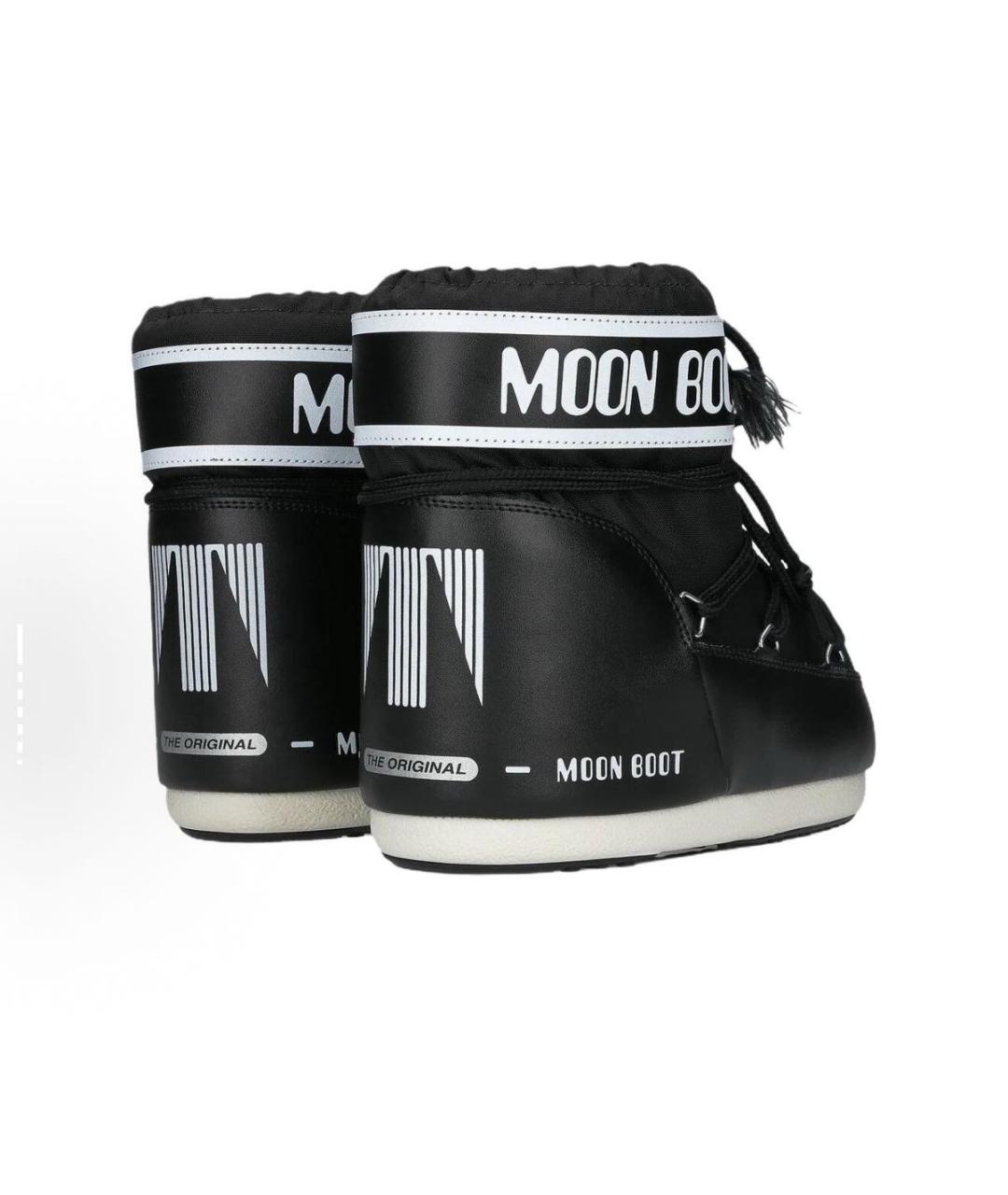 MOON BOOT Черные текстильные ботинки, фото 4