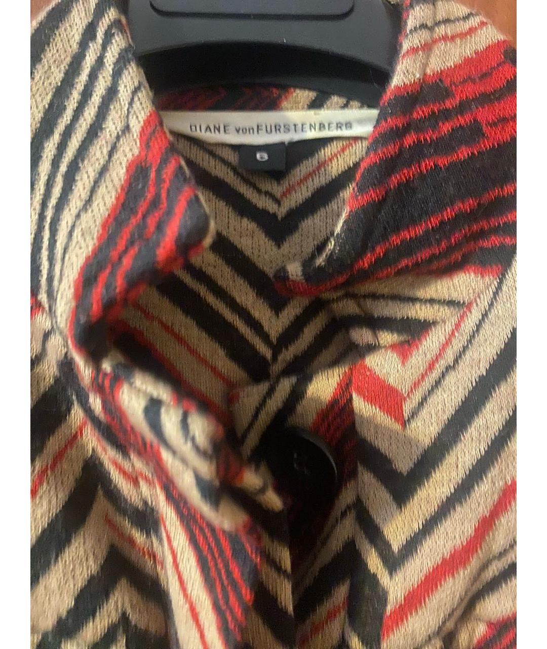 DIANE VON FURSTENBERG Мульти шерстяной жакет/пиджак, фото 4