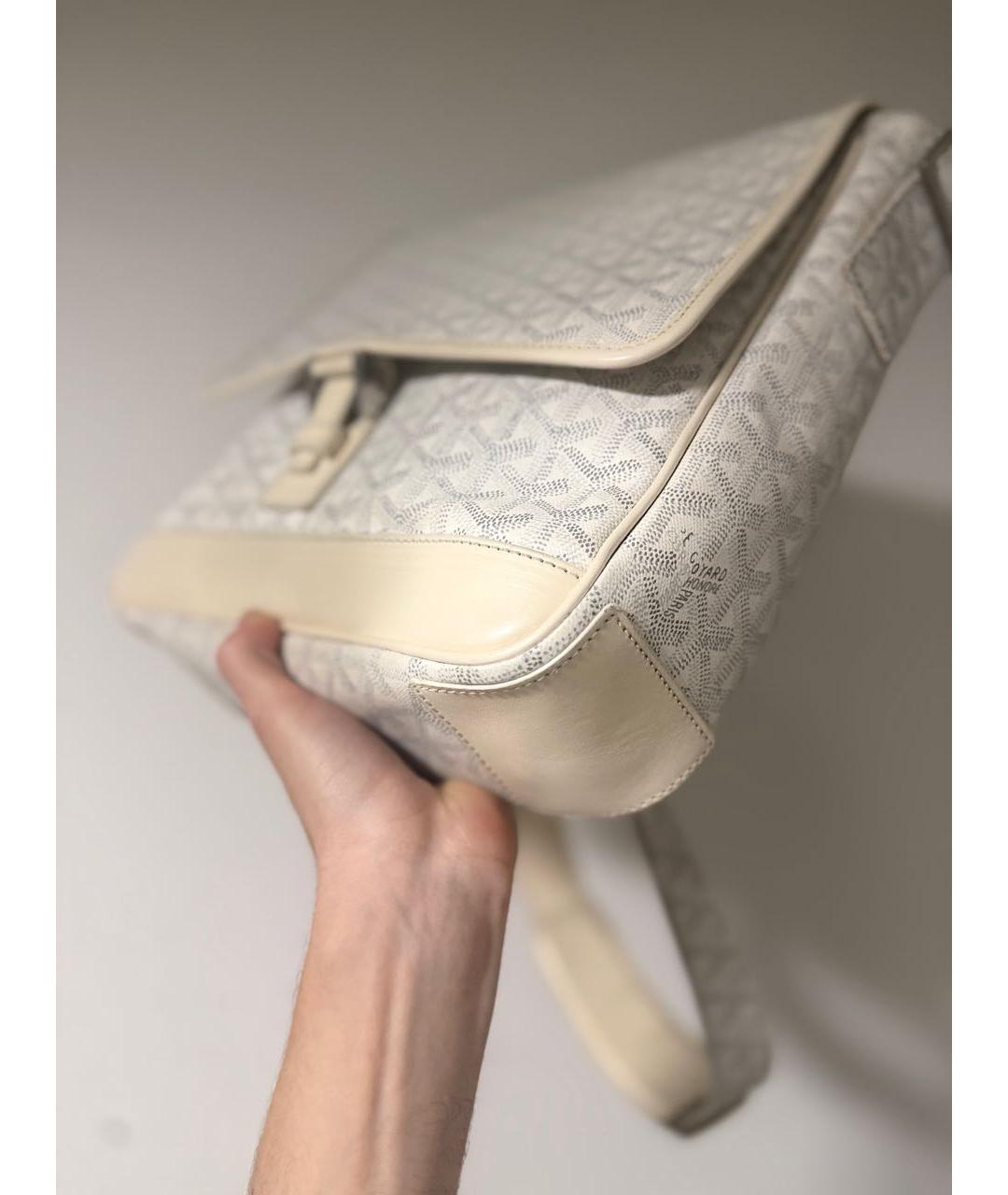 GOYARD Белая сумка на плечо, фото 4