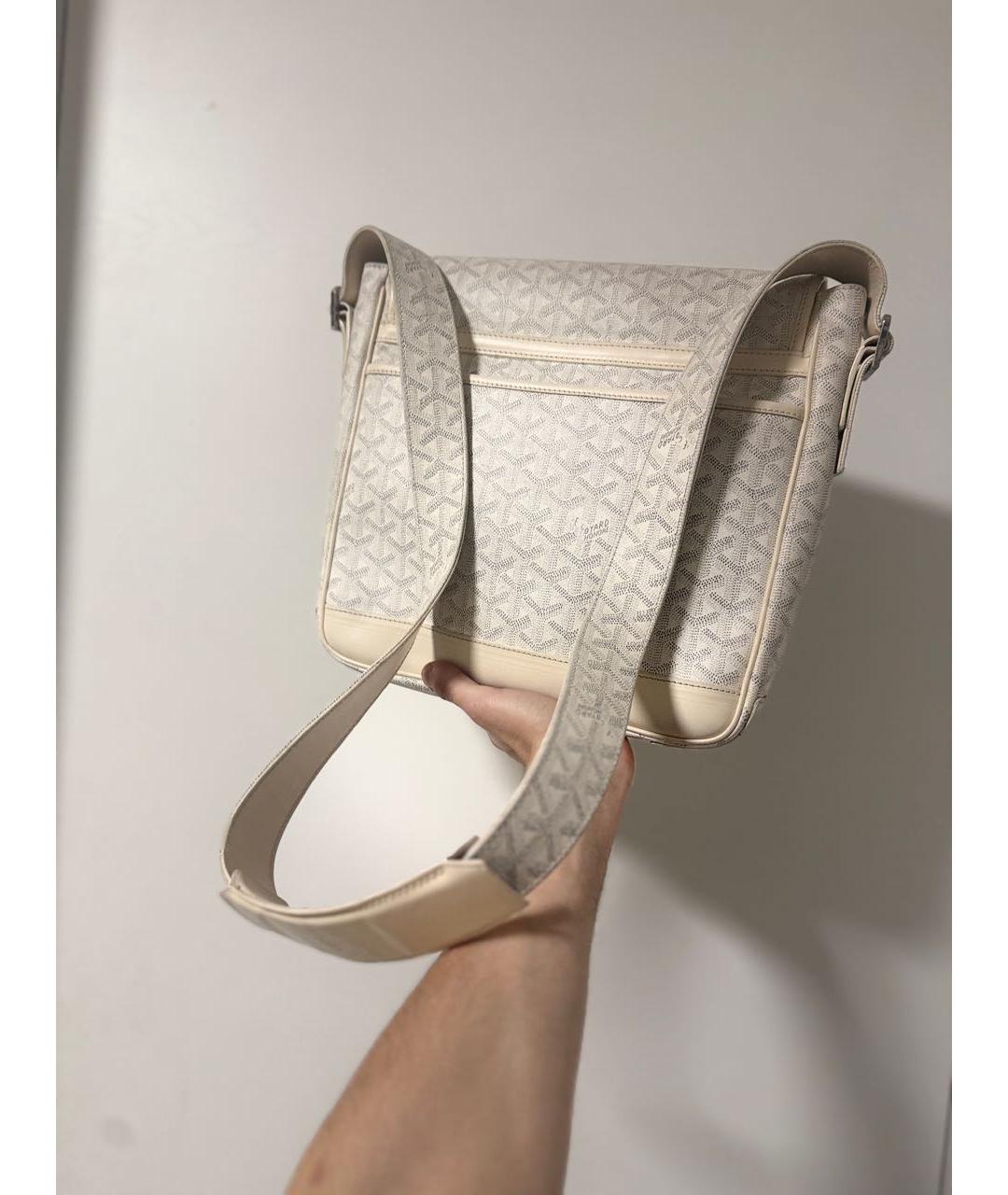 GOYARD Белая сумка на плечо, фото 3