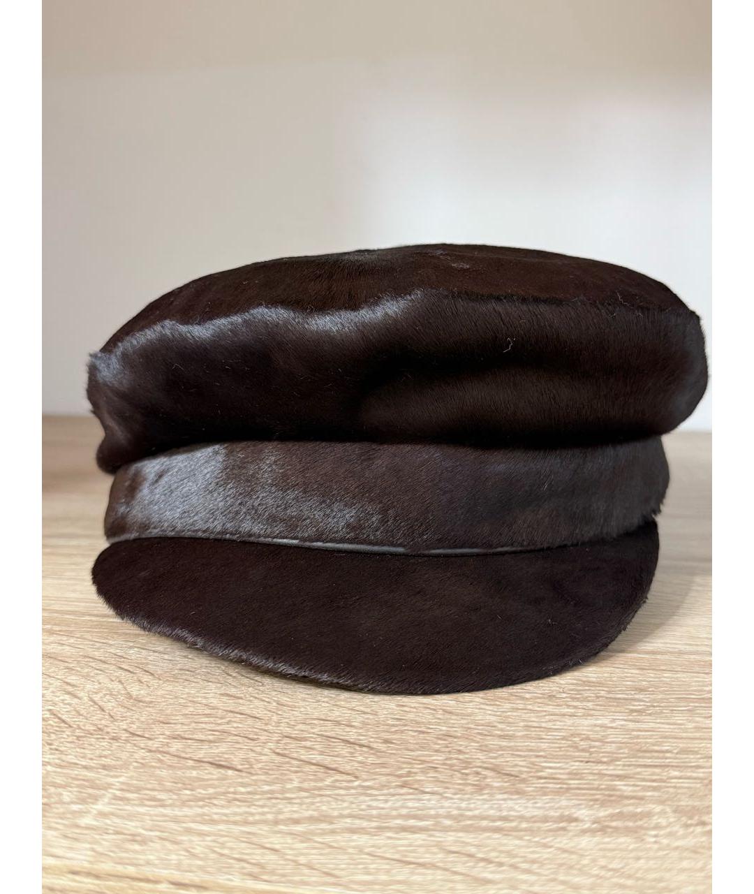 HERMES Коричневая кепка/бейсболка, фото 7