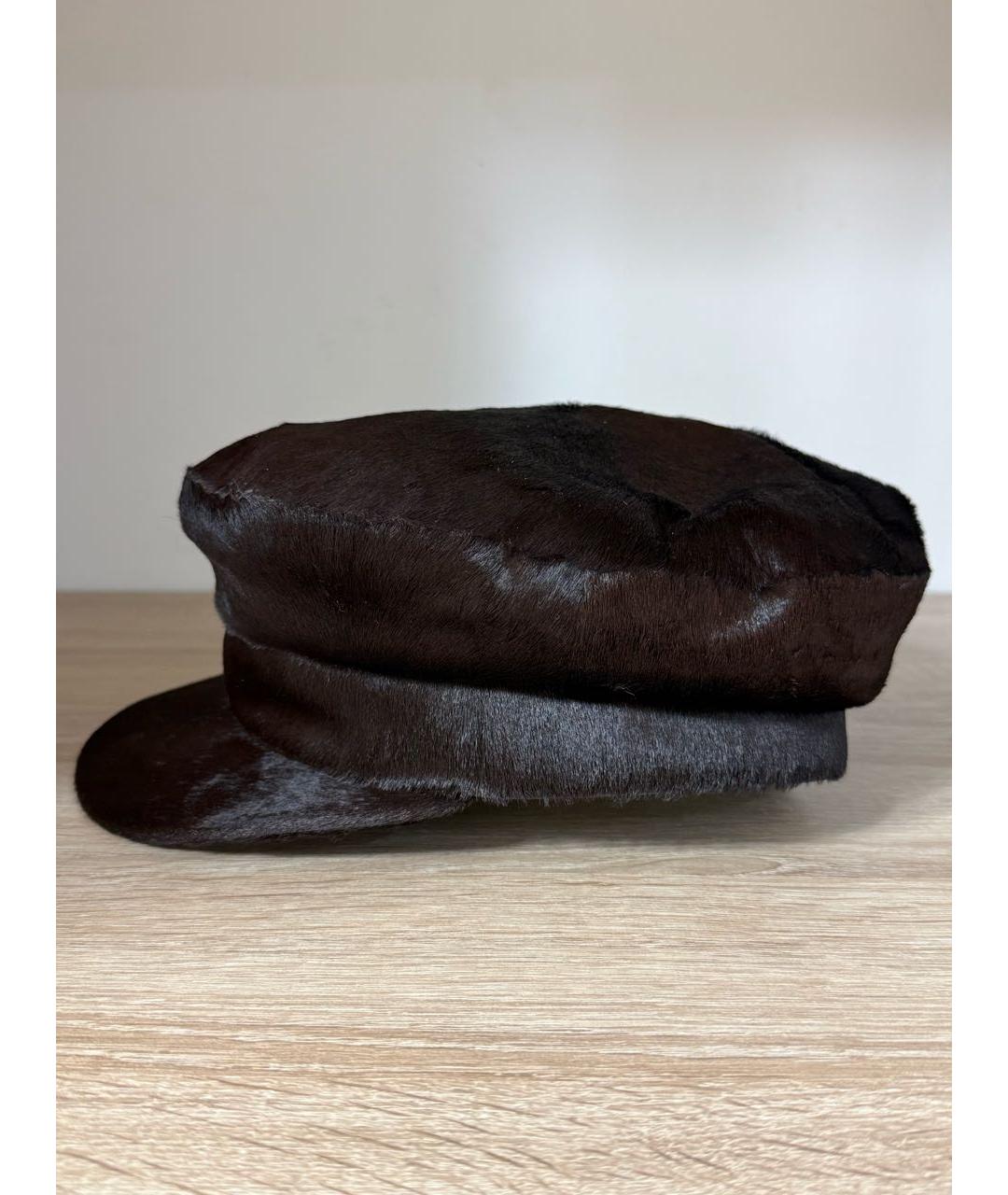 HERMES Коричневая кепка/бейсболка, фото 3