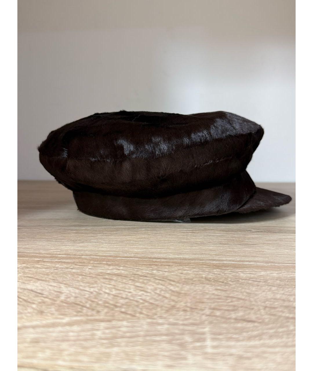 HERMES Коричневая кепка/бейсболка, фото 2