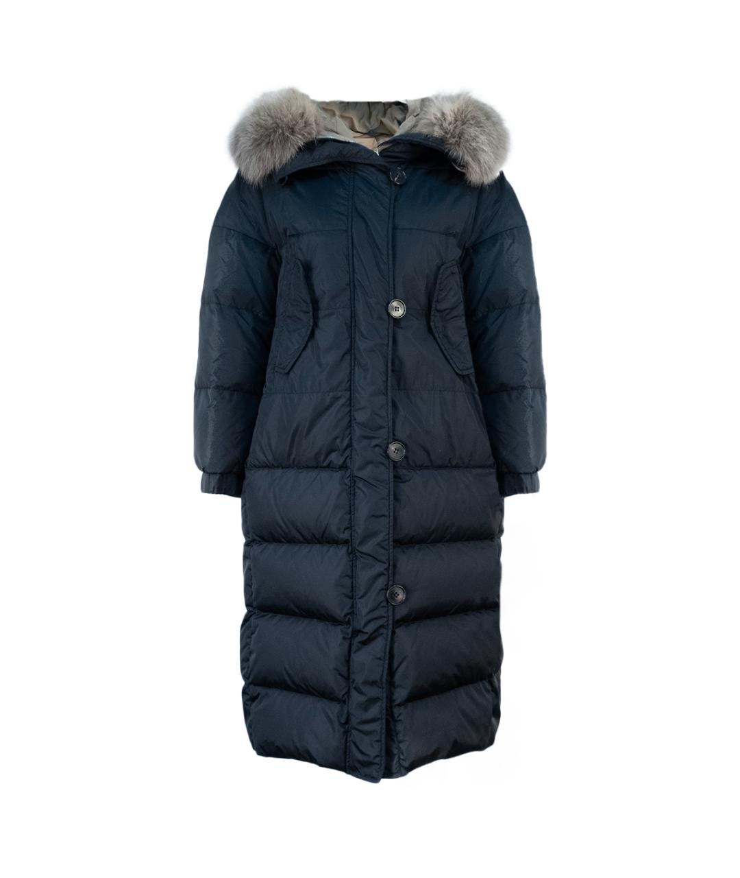 MAX MARA Черный полиамидовый пуховик, фото 1