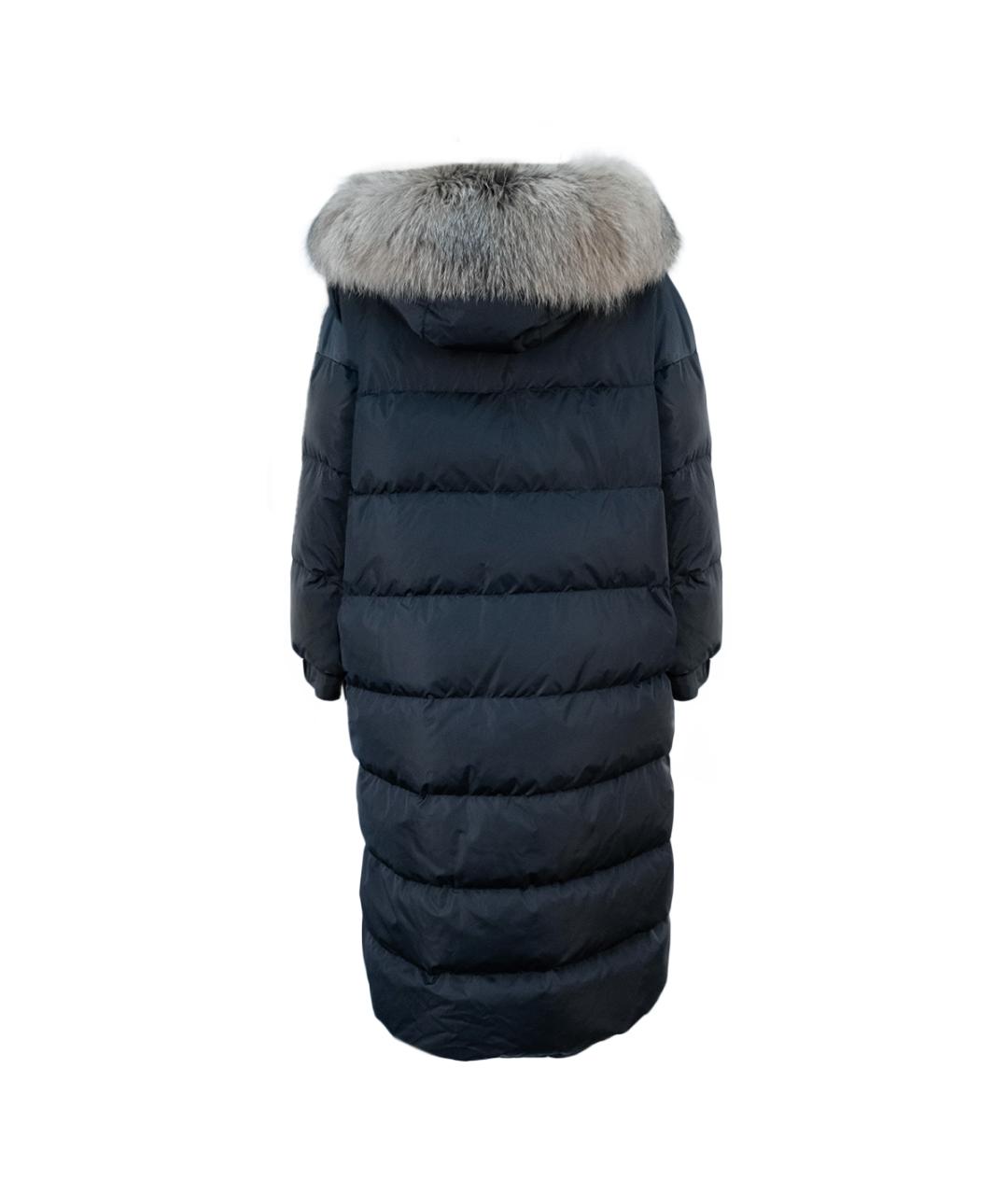 MAX MARA Черный полиамидовый пуховик, фото 2