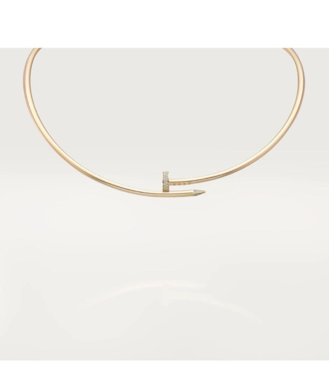 CARTIER Золотое колье из желтого золота, фото 2