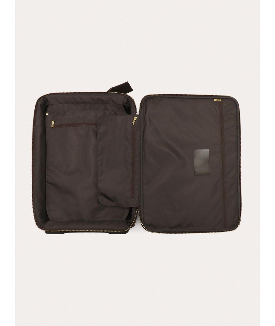 LOUIS VUITTON Коричневый чемодан, фото 4