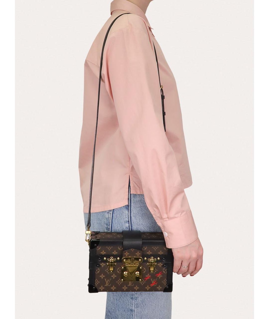 LOUIS VUITTON Коричневая сумка через плечо, фото 5