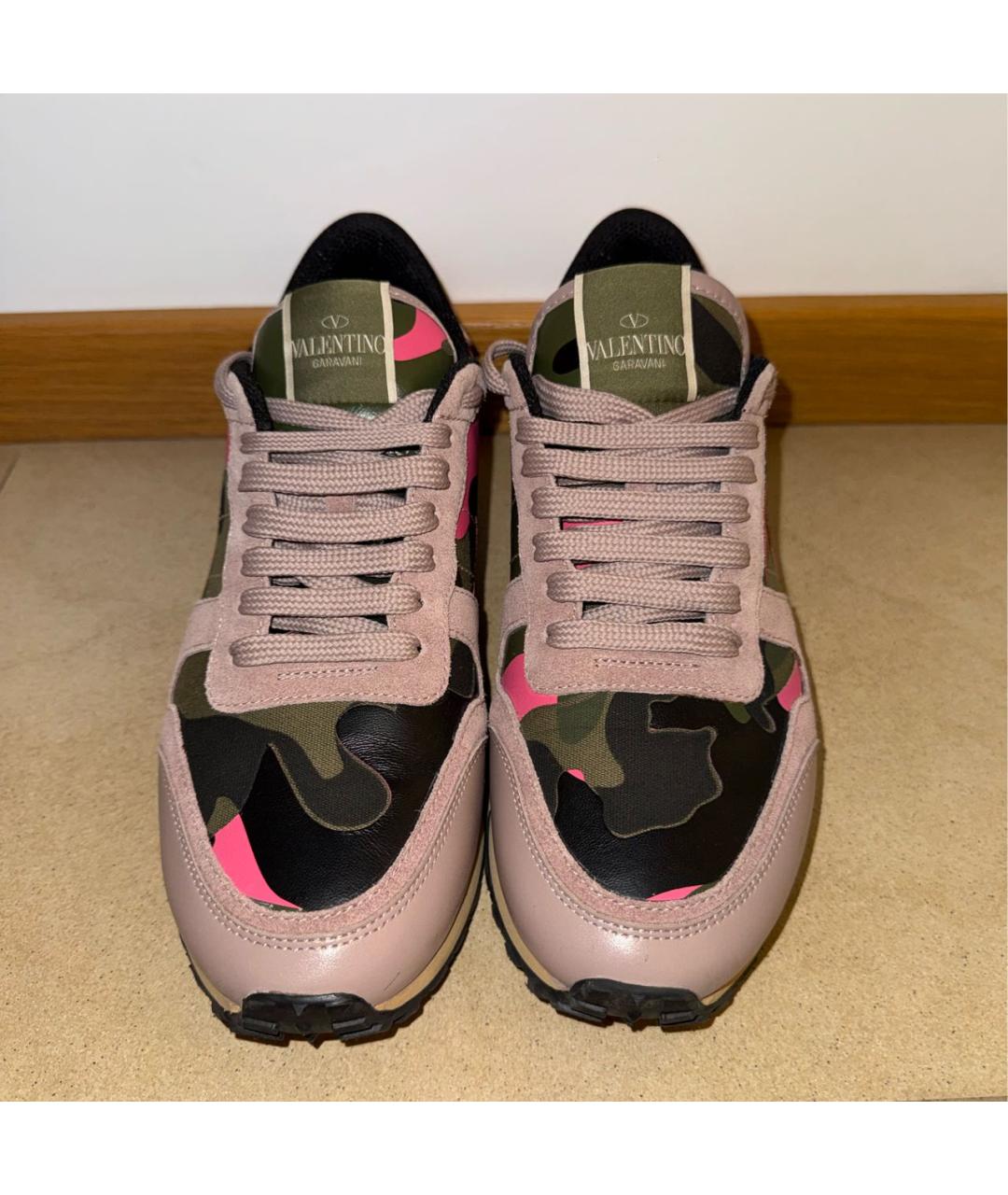 VALENTINO Мульти кожаные кроссовки, фото 3