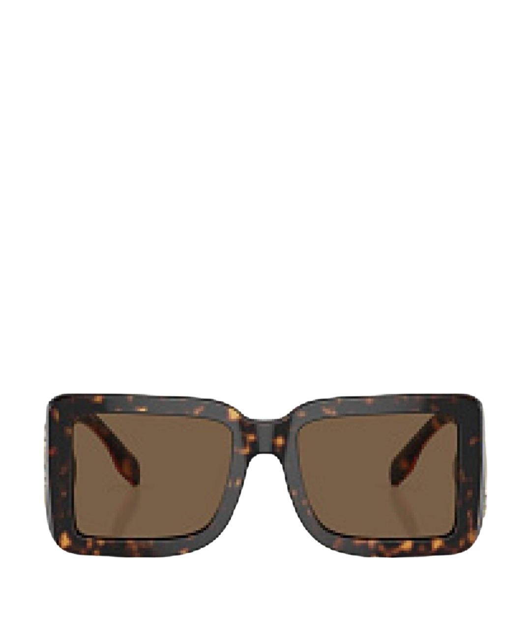 BURBERRY Желтые пластиковые солнцезащитные очки, фото 1