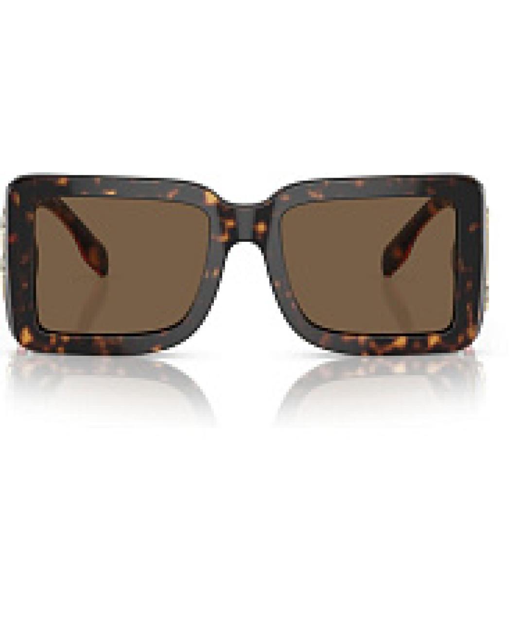 BURBERRY Желтые пластиковые солнцезащитные очки, фото 4